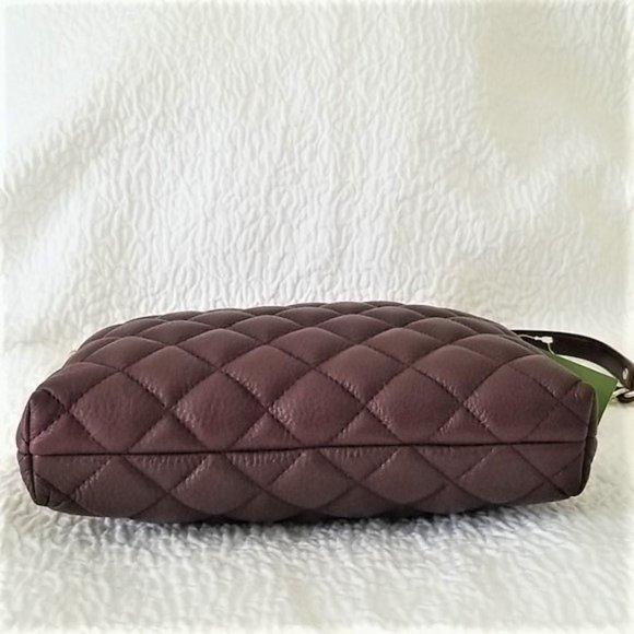 Kate Spade Gold Coast Eggplant Leather Handbag NWT